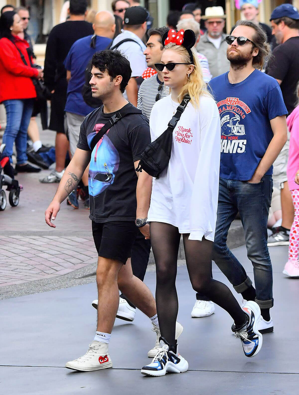 Sophie Turner and Joe Jonas Stills Out at Disneyland 2018/04/06