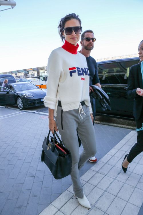 Adriana Lima Stills at Nice Airport 2018/05/18 11