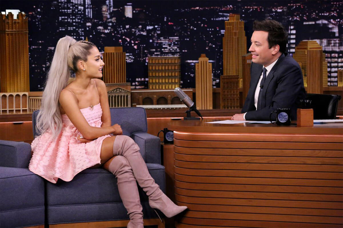 Ariana Grande Stills at Tonight Show Starring Jimmy Fallon 2018/05/01