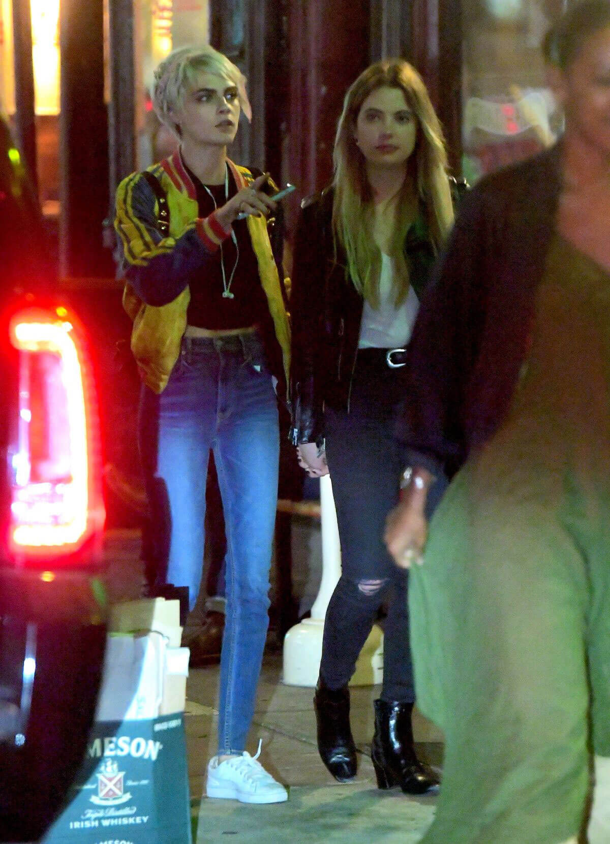 Cara Delevingne and Ashley Benson Stills Leaves Lucky Strike in New York 2018/05/17