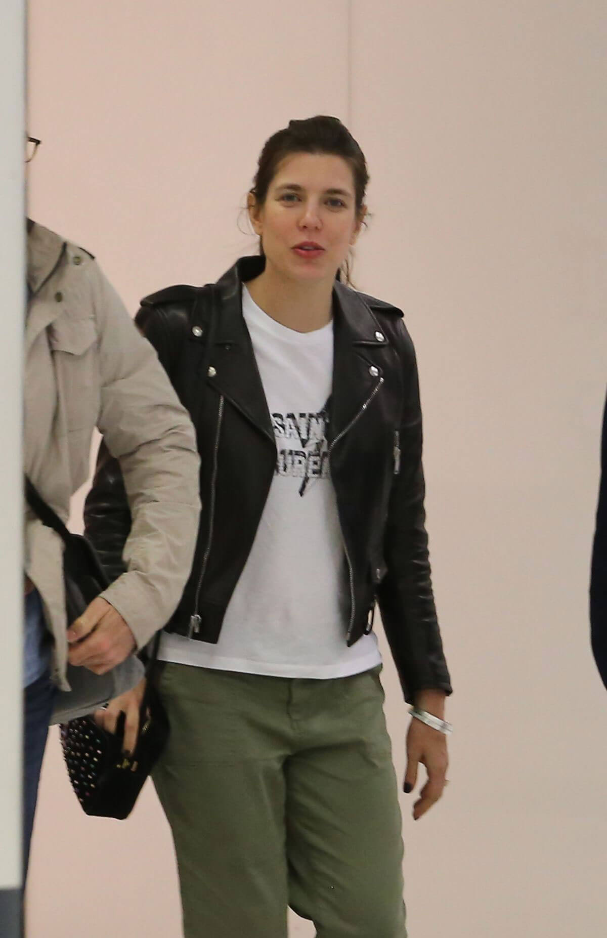 Charlotte Casiraghi Stills Arrives at Airport in Paris 2018/05/18