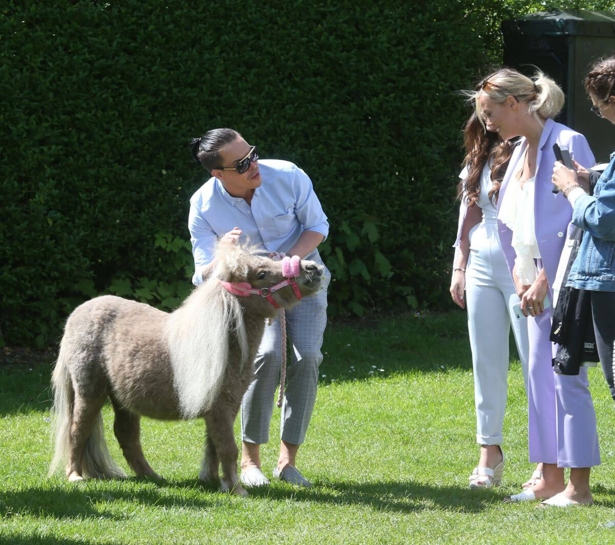 Chloe Meadows Stills on the Set of The Only Way is Essex at Colchester Castle 2018/05/10