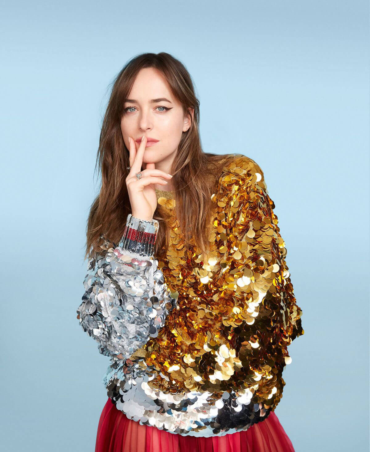 Dakota Johnson Stills in elle magazine april, 2018