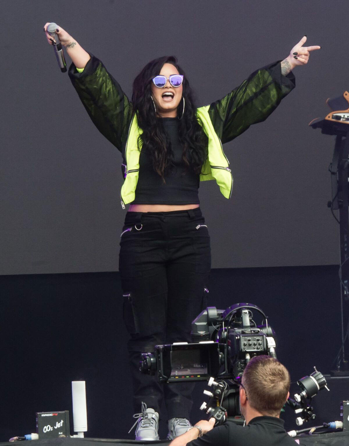 Demi Lovato Performs at BBC Biggest Weekend Festival in Swansea 2018/05/27