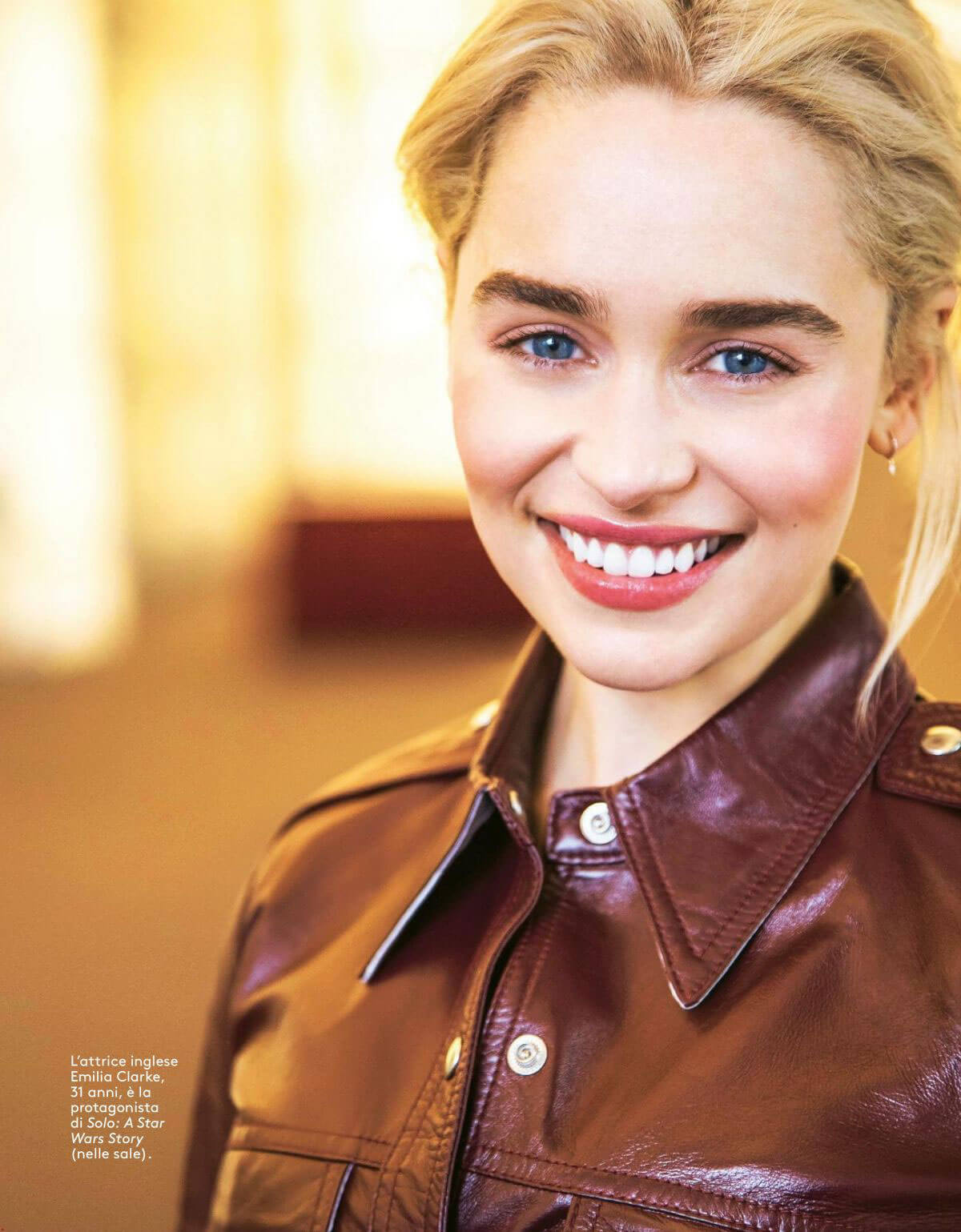 Emilia Clarke in Grazia Magazine, Italy May 2018 Issue