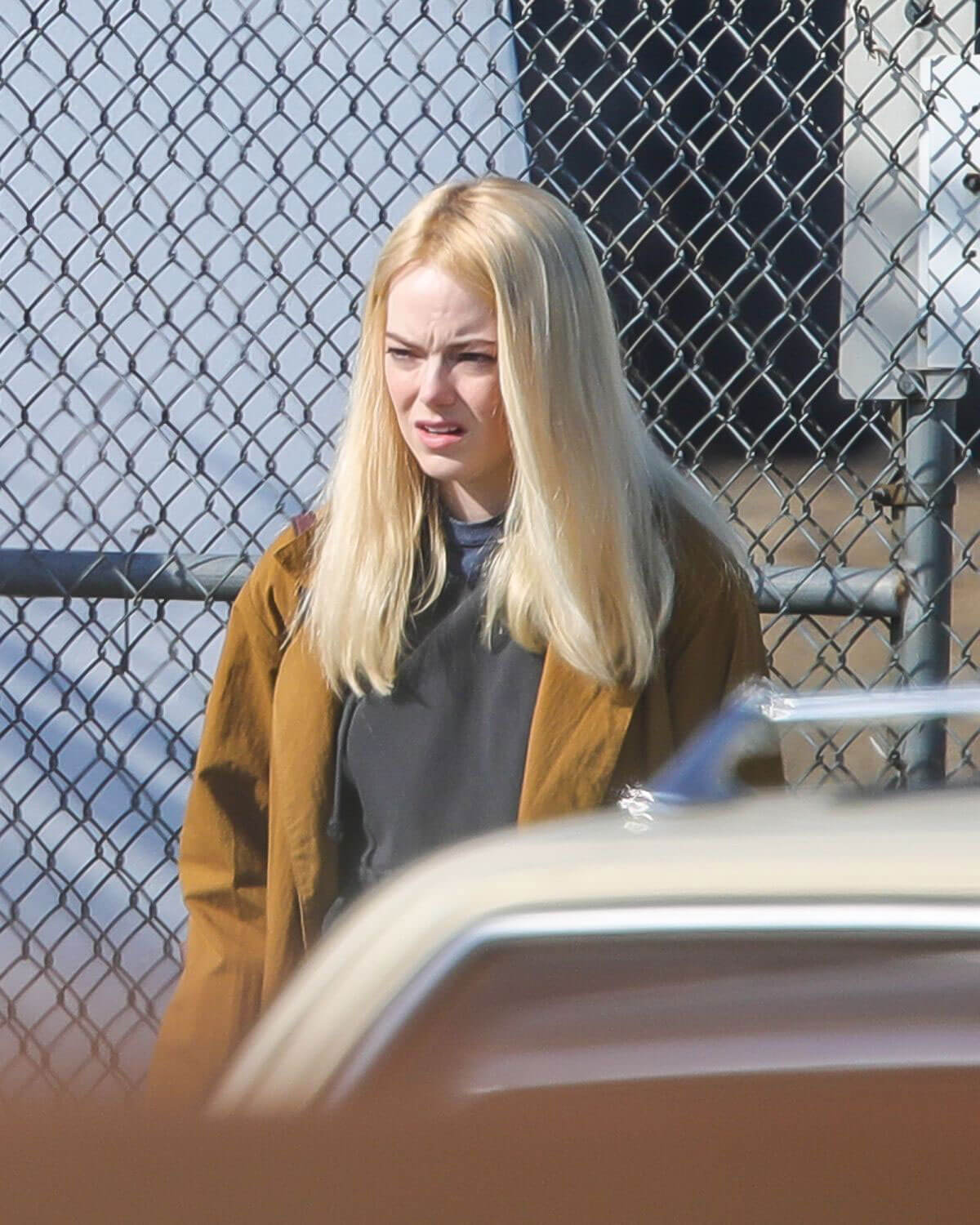 Emma Stone Stills on The Set of Maniac in New York 2018/05/09