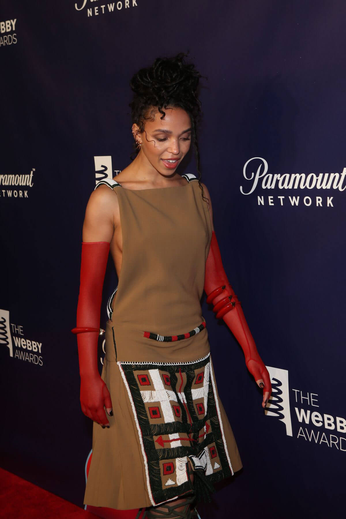 FKA twigs Stills at 2018 Webby Awards in New York 2018/05/14