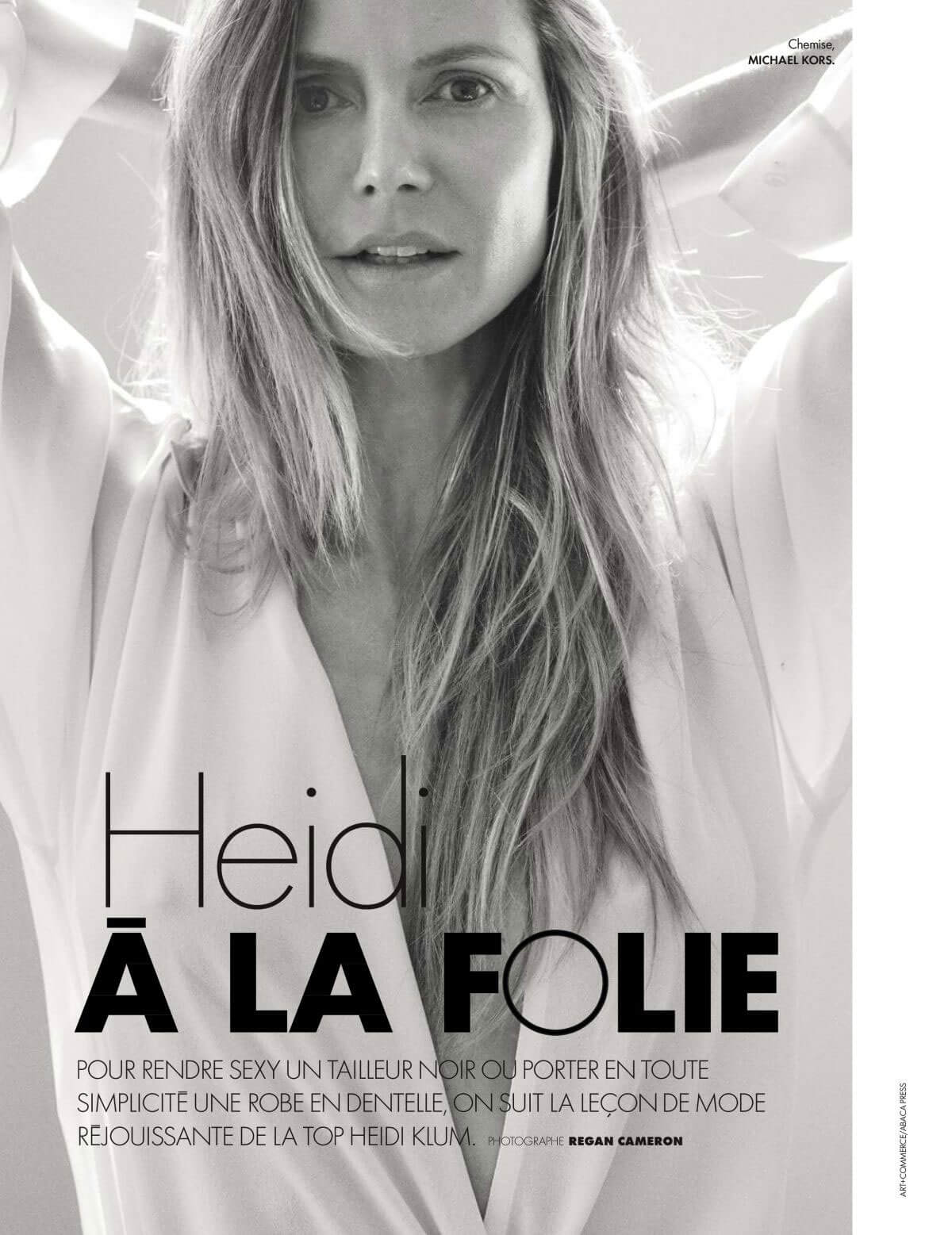 Heidi Klum Stills in Elle Magazine, France May 2018 Issue