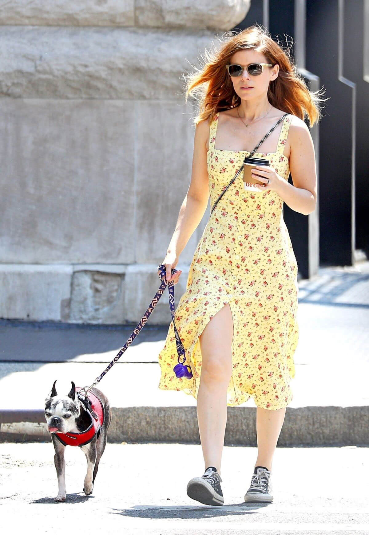 Kate Mara Stills Out with Her Dog in New York 2018/05/15