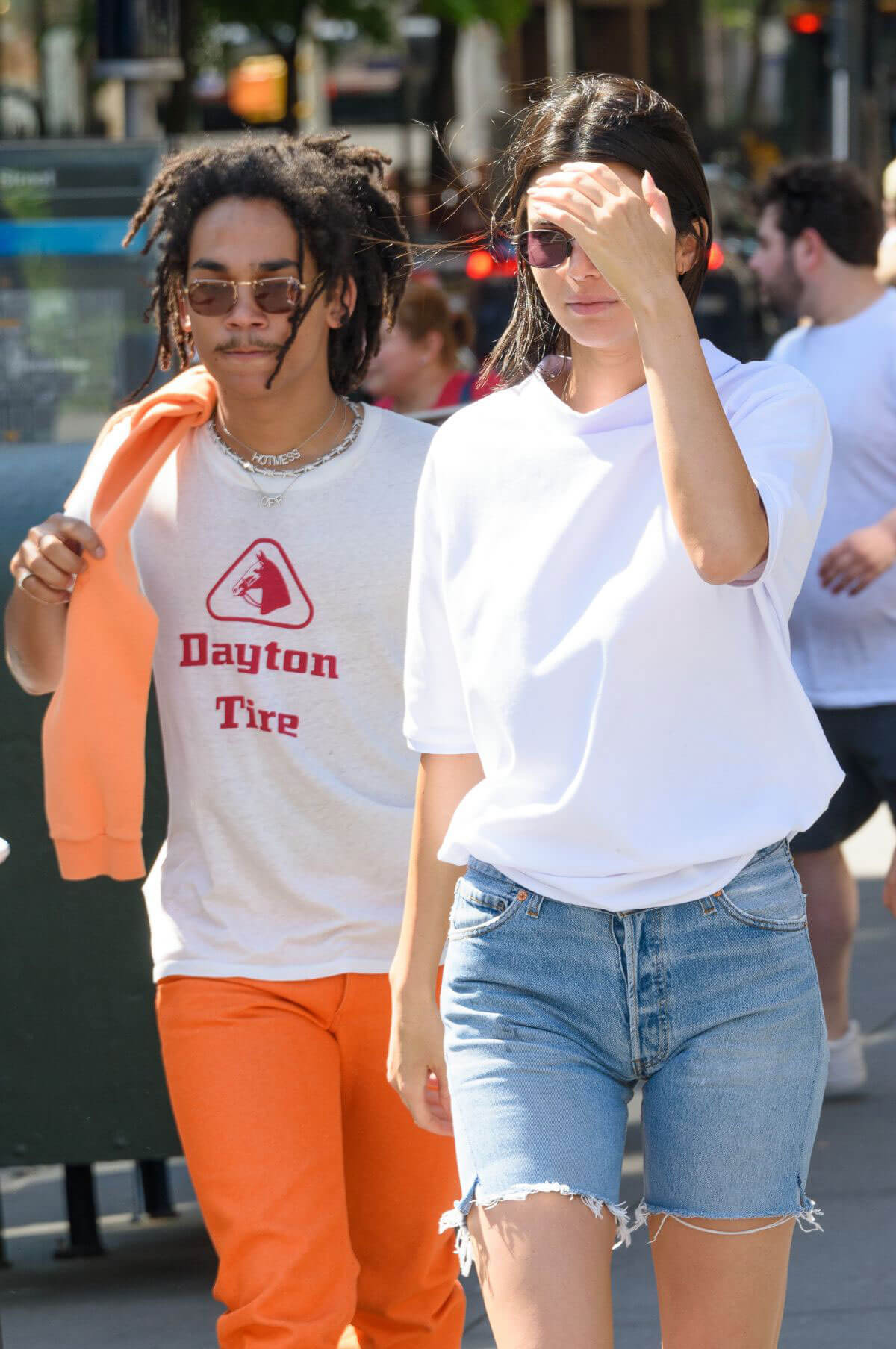 Kendall Jenner and Luka Sabbat Stills Out in New York 2018/05/09