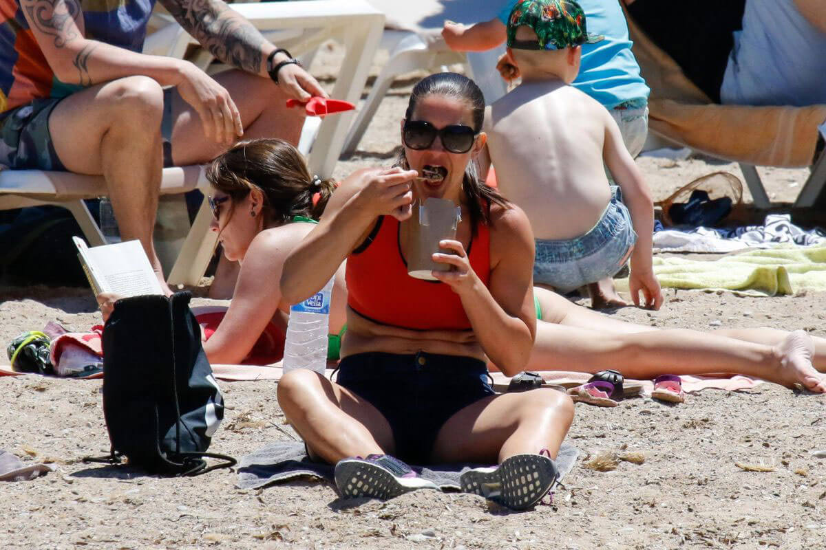 Kirsty Gallacher Stills at Bootcamp Workout on the Beach in Ibiza 2018/05/15