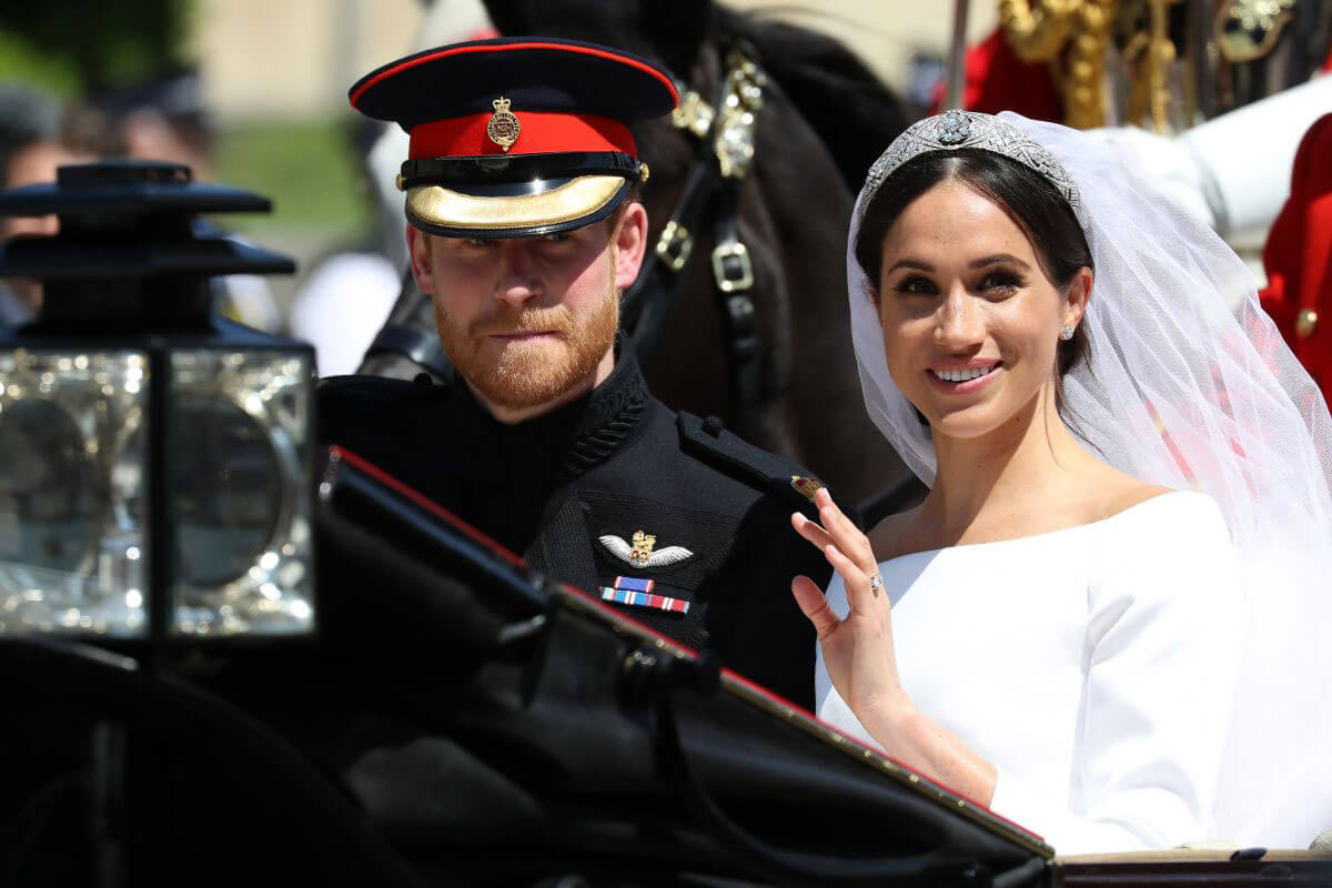 Meghan Markle and Prince Harry Stills at Royal Wedding at Windsor Castle 2018/05/19