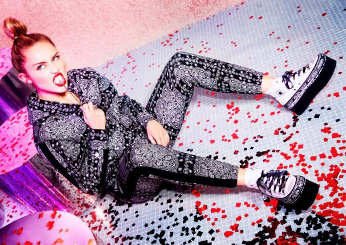 Miley Cyrus Poses for Converse Collaboration 2018 Photos