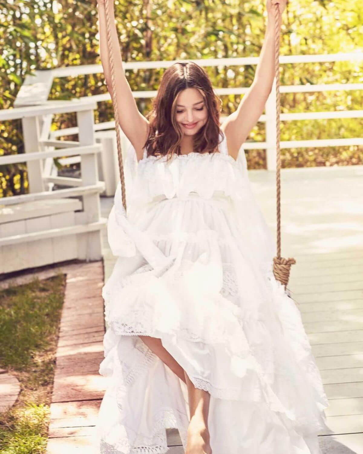 Pregnant Miranda Kerr Stills in Stellar Magazine, May 2018 Issue