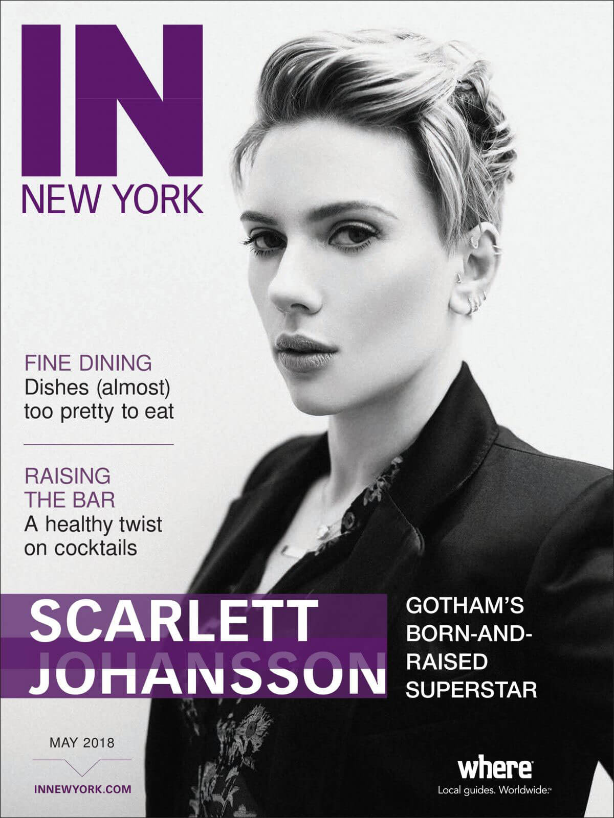 Scarlett Johansson Stills in New York Magazine, May 2018 Issue