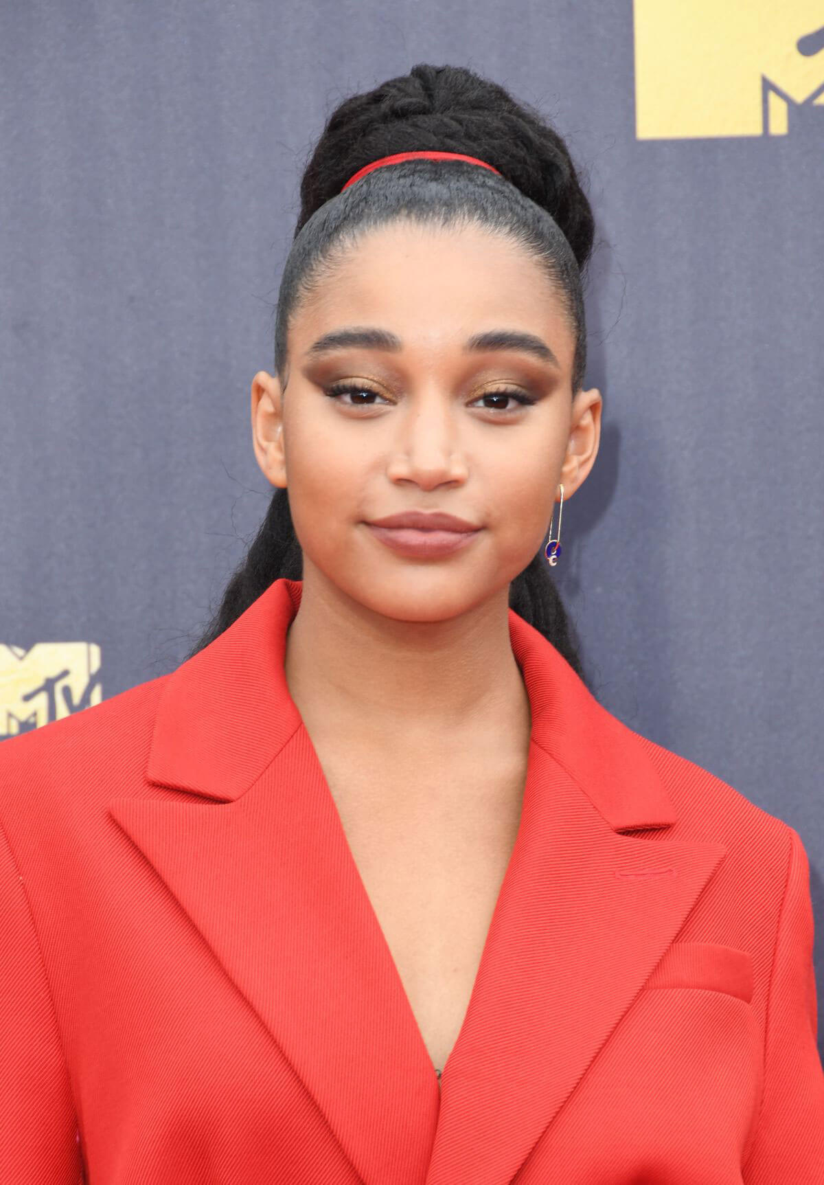 Amandla Stenberg at 2018 MTV Movie and TV Awards in Santa Monica 2018/06/16