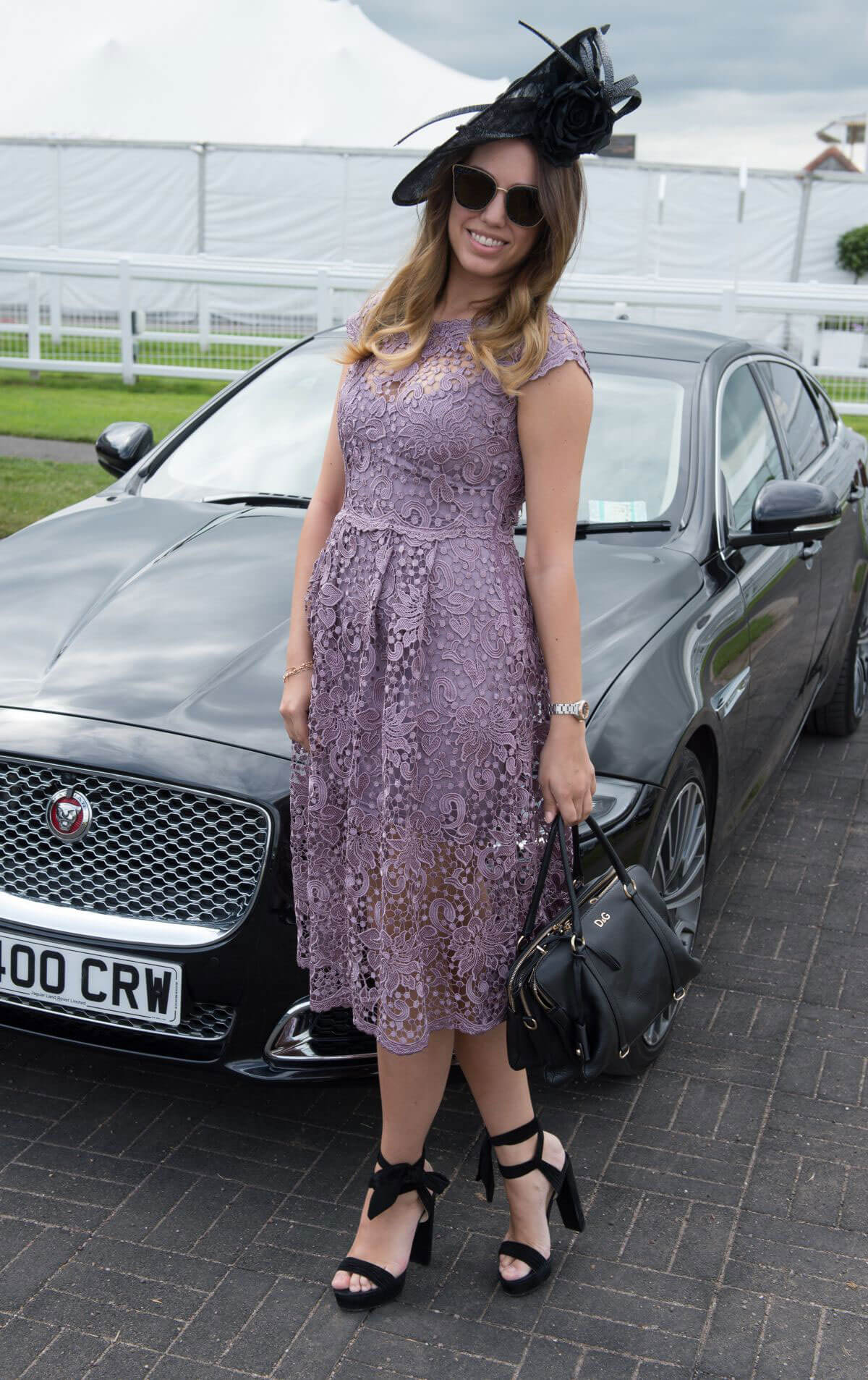 Amber Le Bon at Investec Derby Festival Ladies Day at Epsom Racecourse 2018/06/01