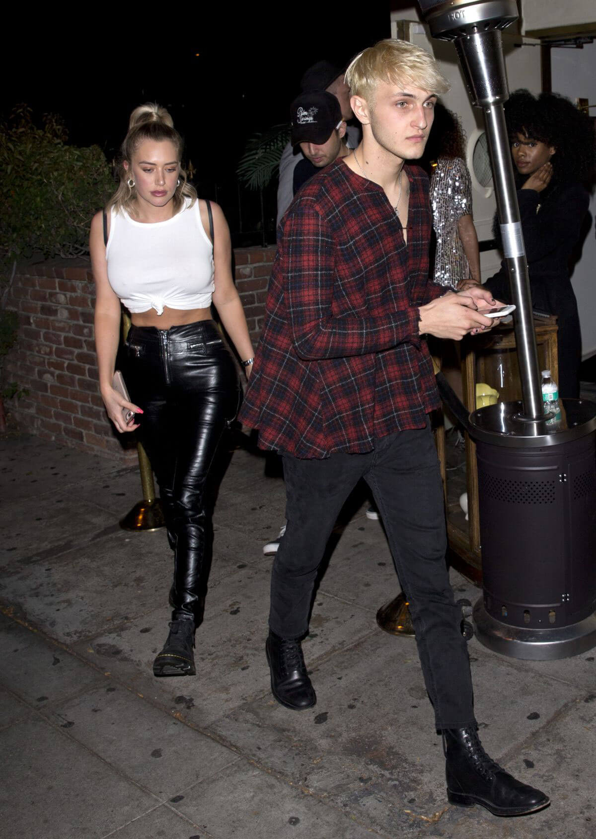 Anastasia Karanikolaou and Anwar Hadid at Delilah in West Hollywood 2018/06/08