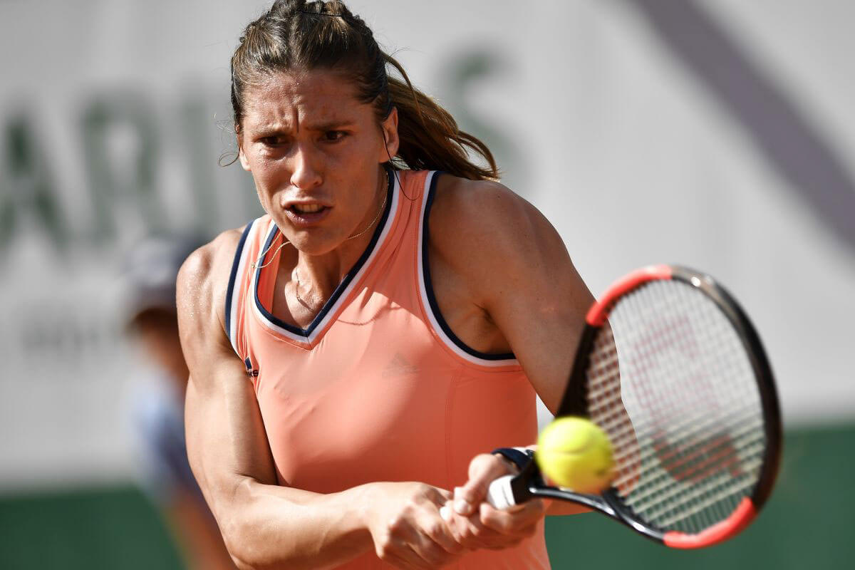 Andrea Petkovic at 2018 French Open Tennis Tournament in Paris 2018/06/02