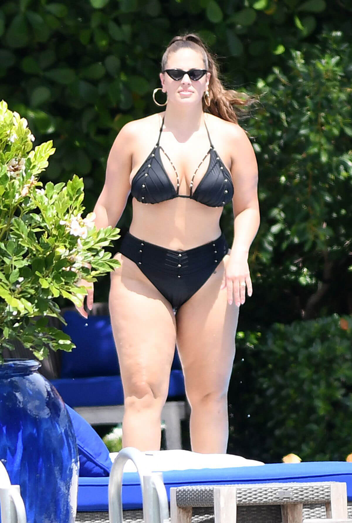 Ashley Graham in Bikini in Miami 2018/06/03