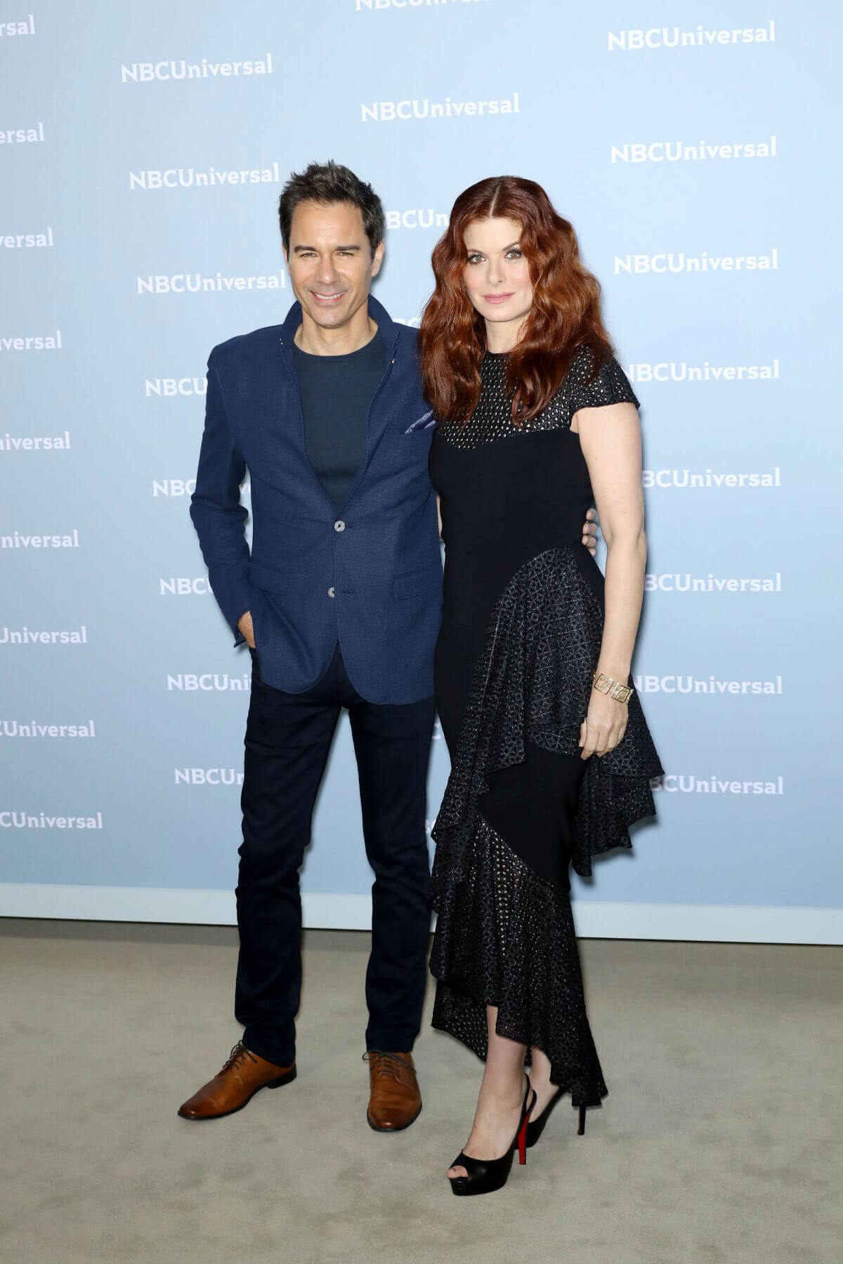 Debra Messing at NBCUniversal Upfront Presentation in New York 2018/05/14