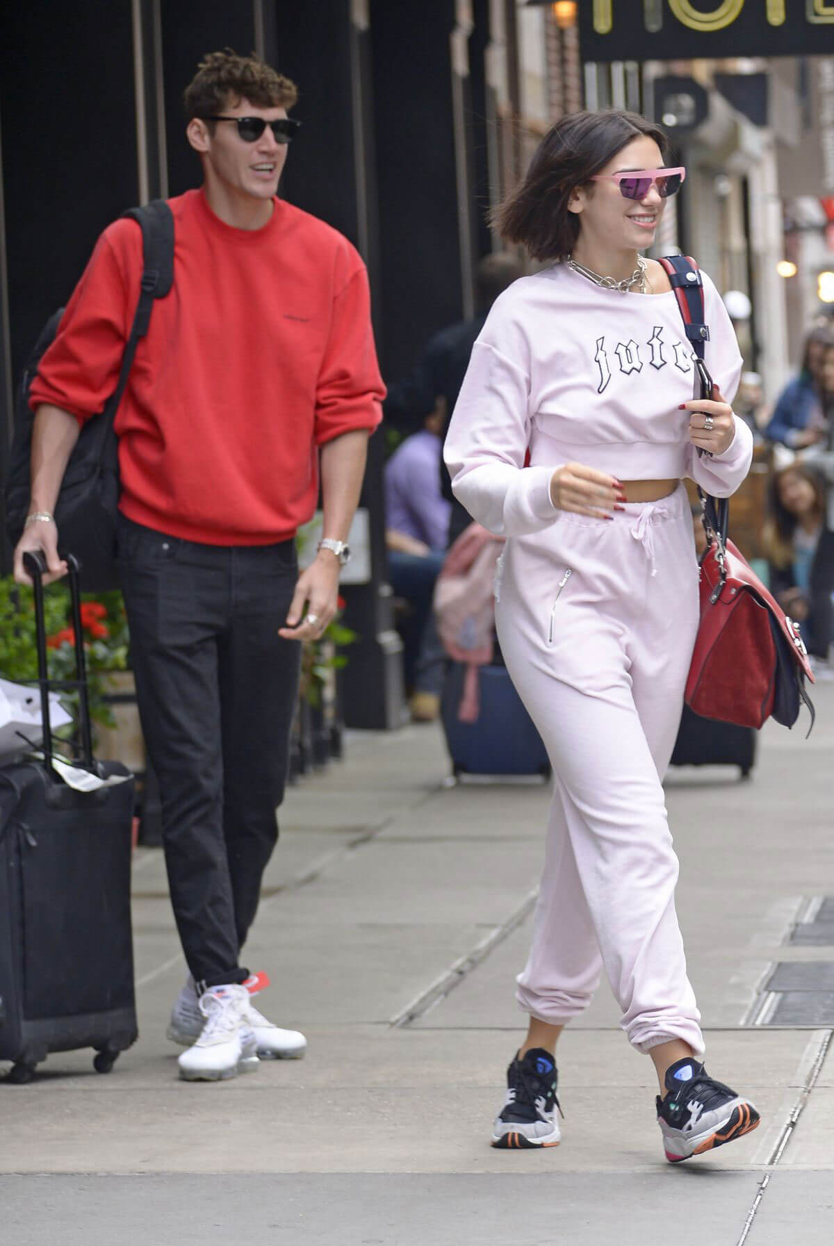 Dua Lipa and Isaac Carew Out in New York 2018/06/21