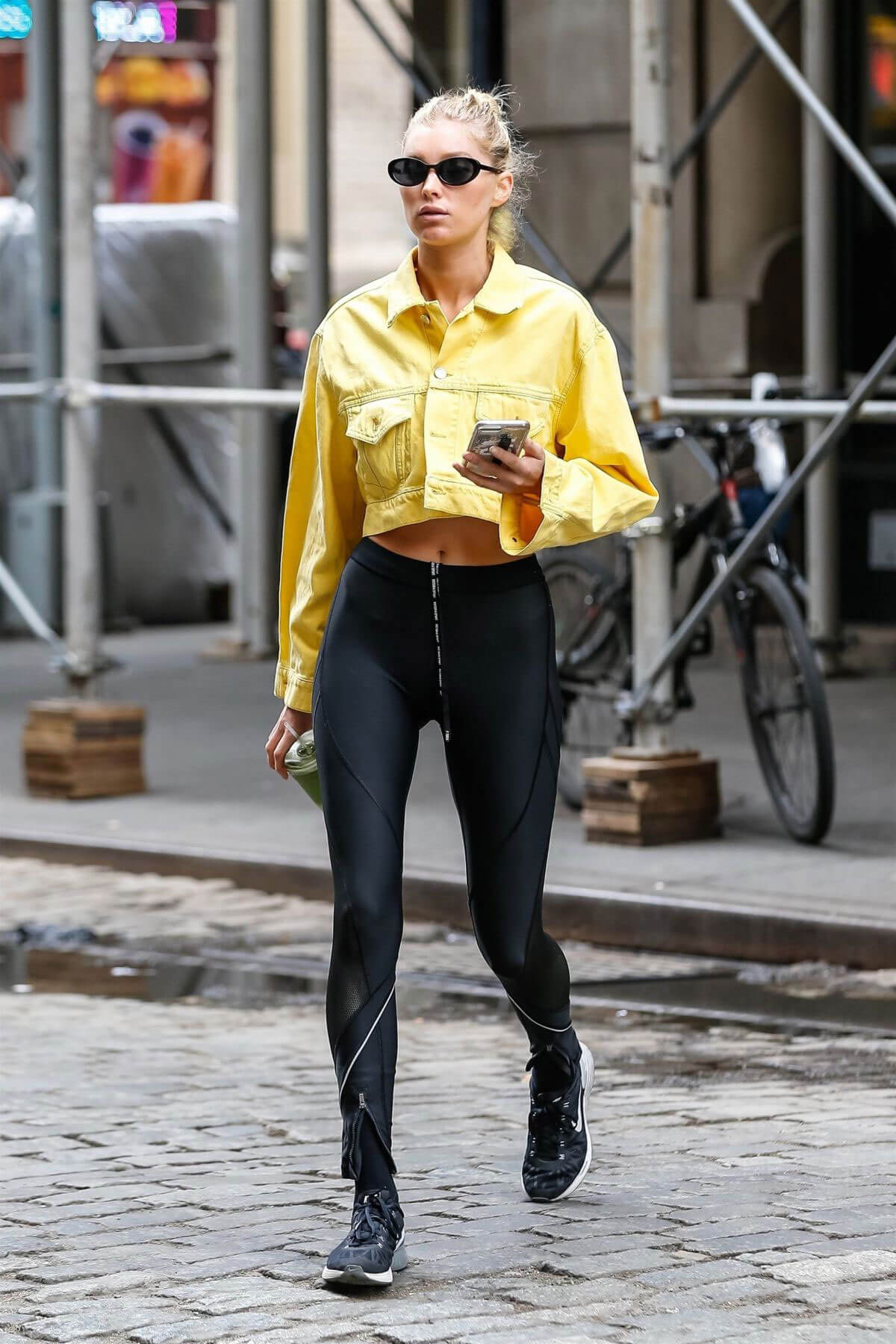 Elsa Hosk Leaves a Gym in New York 2018/06/11