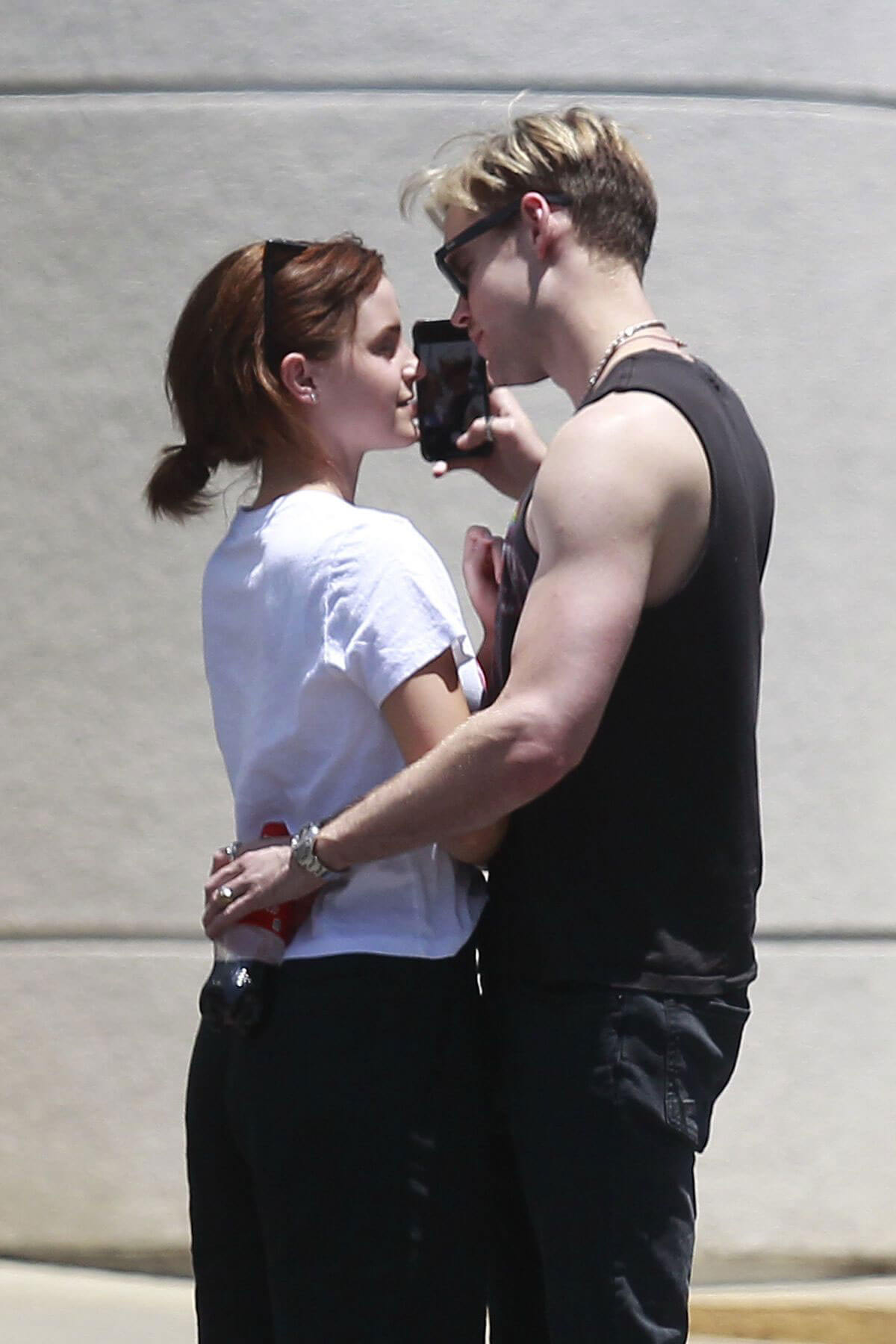 Emma Watson and Chord Overstreet Out Kissing in Los Angeles 2018/06/19