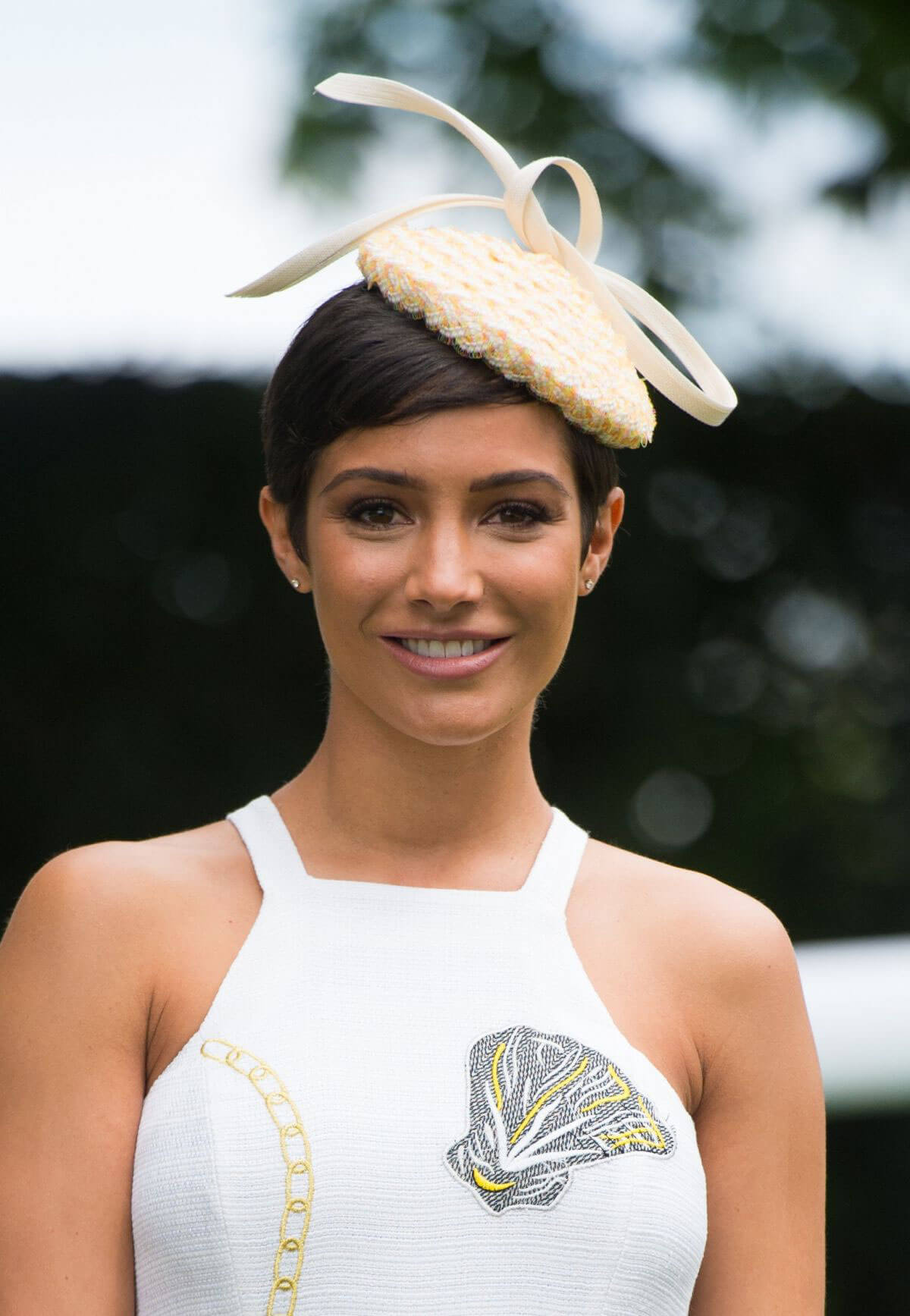 Frankie Bridge at Investec Derby Festival Ladies Day at Epsom Racecourse 2018/06/01