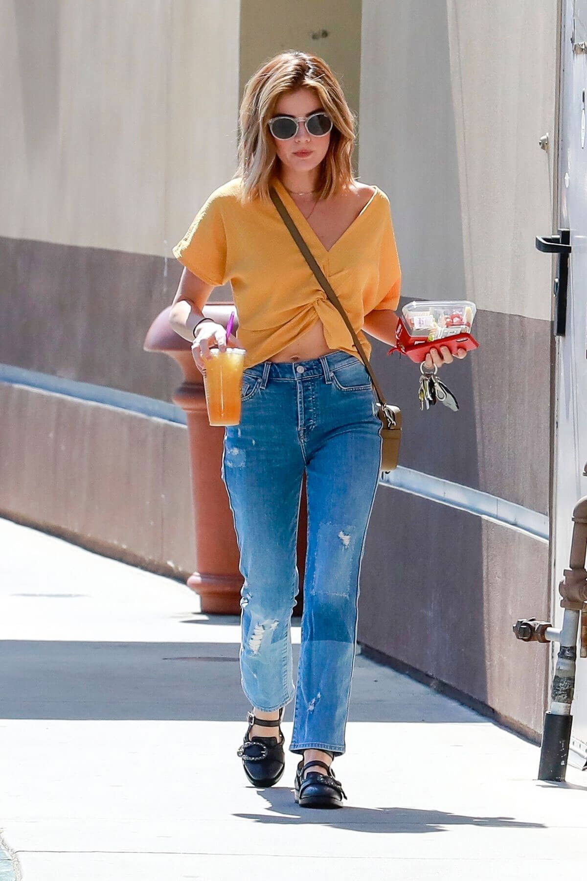 Lucy Hale in Jeans Out in Studio City 2018/06/12