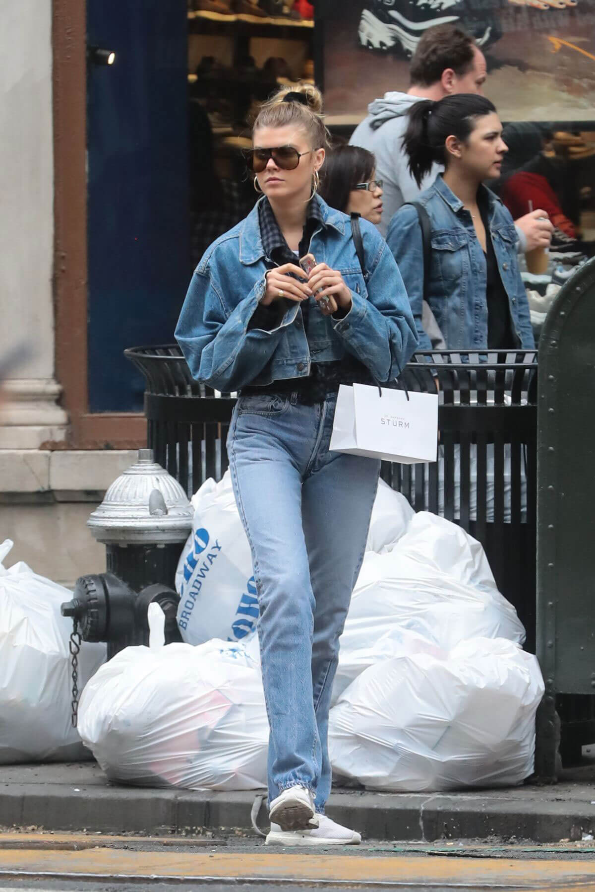 Maryna Linchuk Out and About in New York 2018/06/03