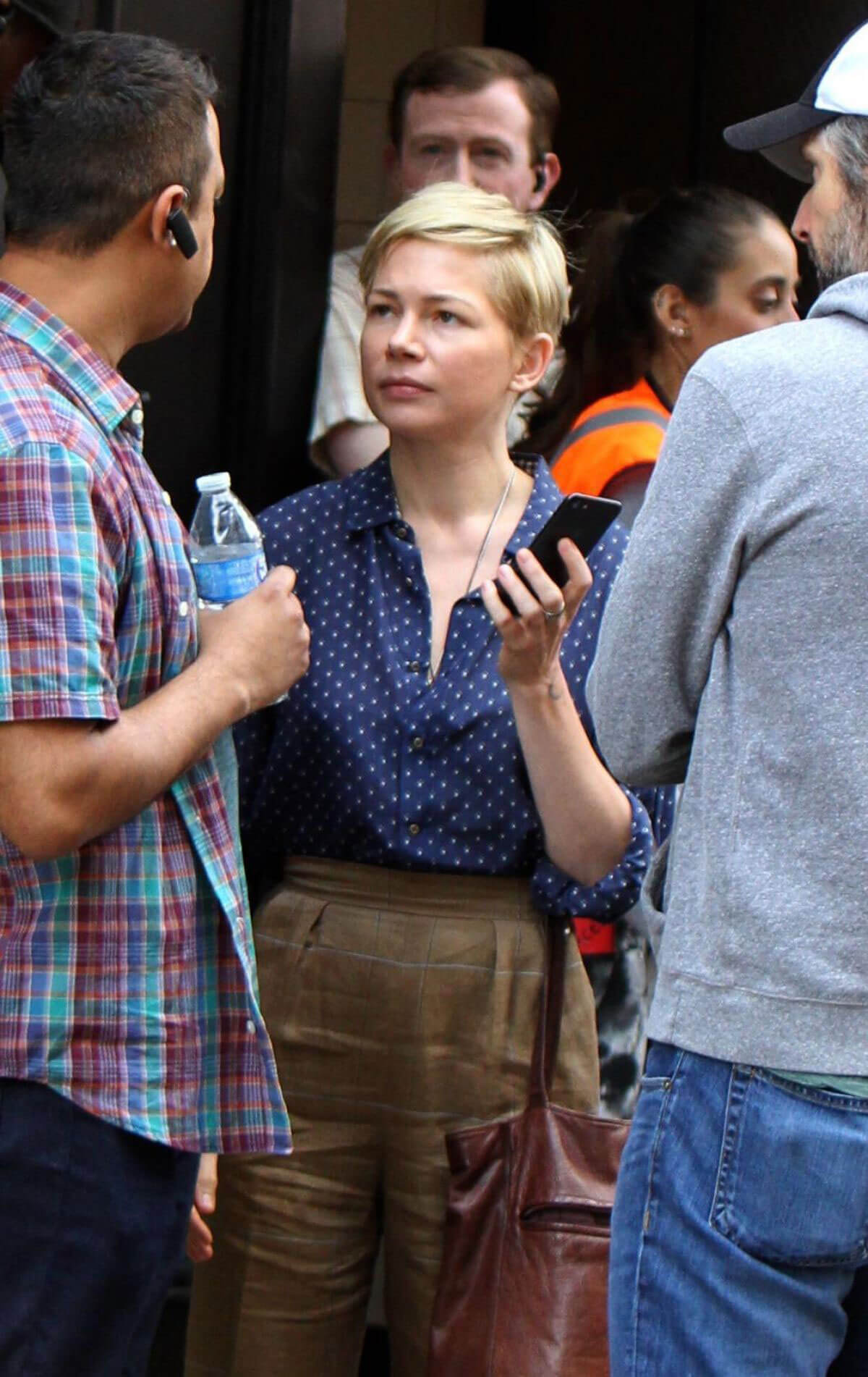 Michelle Williams on The Set of After The Wedding in New York 2018/06/08