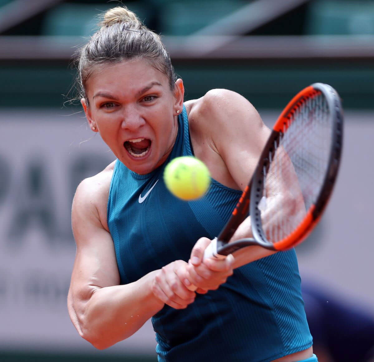 Simona Halep at 2018 French Open Tennis Tournament 2018/06/04