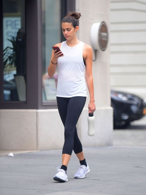 Sara Sampaio Heading to a Gym in New York 2018/07/15