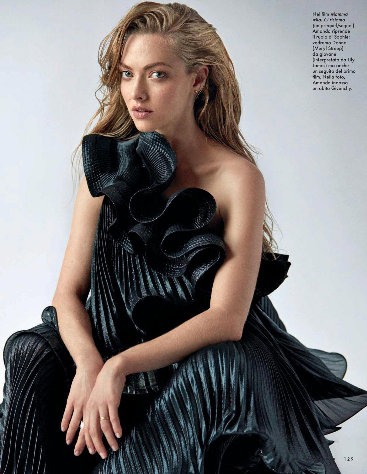 Amanda Seyfried in Elle Magazine, Italy September 2018