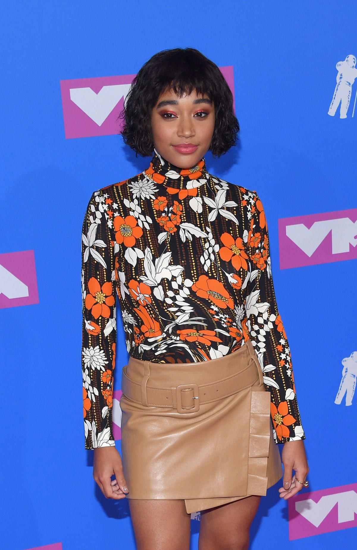 Amandla Stenberg at MTV Video Music Awards in New York 2018/08/20