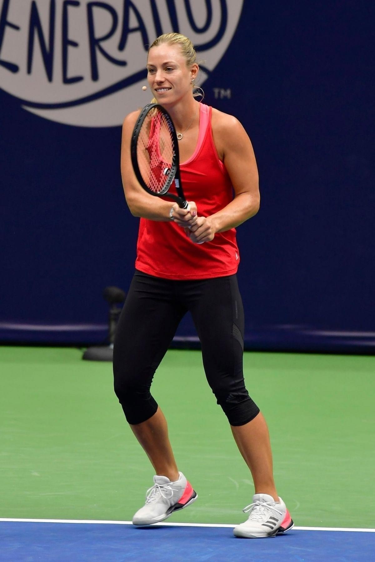 Angelique Kerber at Arthur Ashe Kids Day in New York 2018/08/25