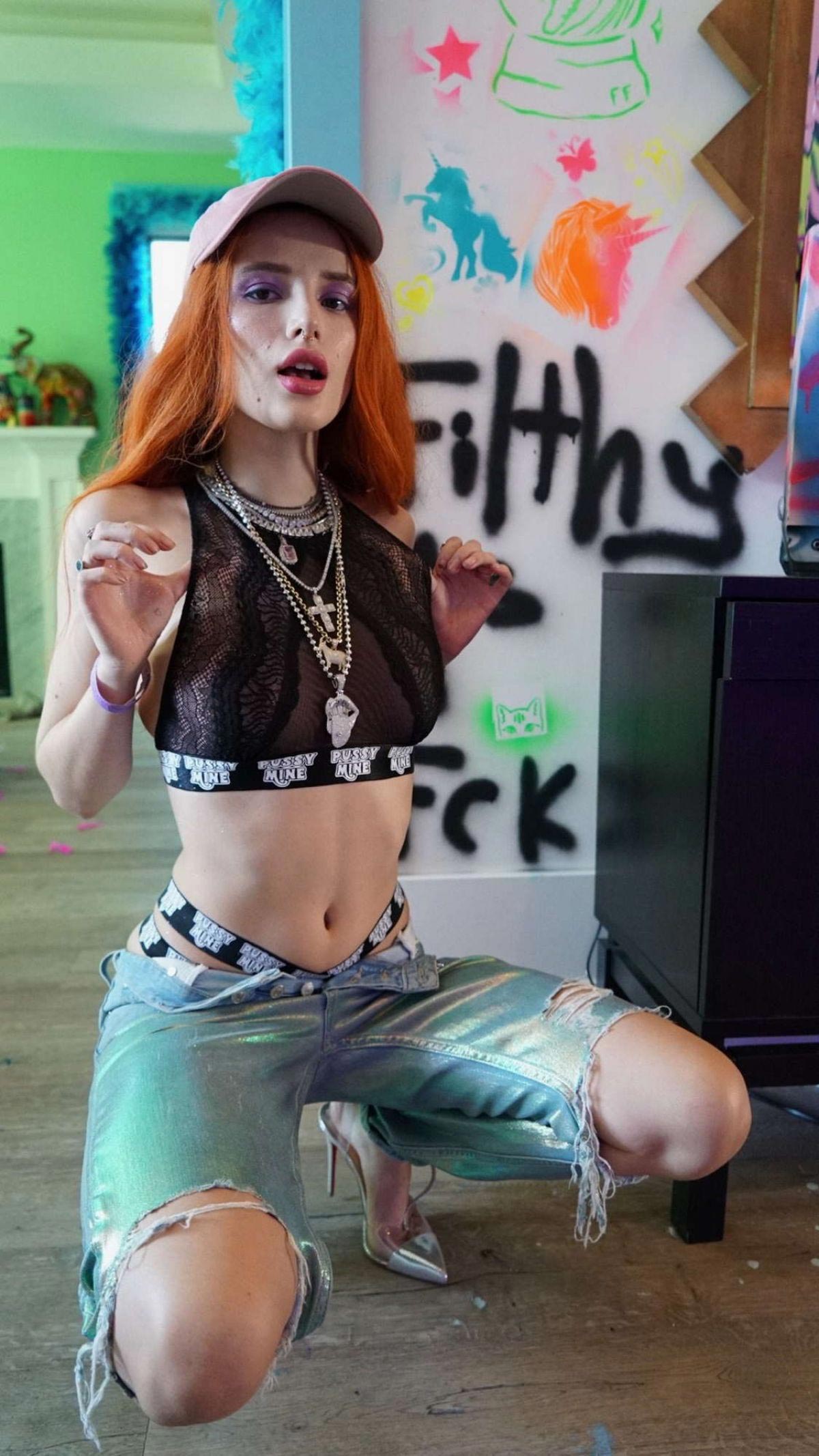 Bella Thorne for Filthy Fangs Photoshoot, August 2018