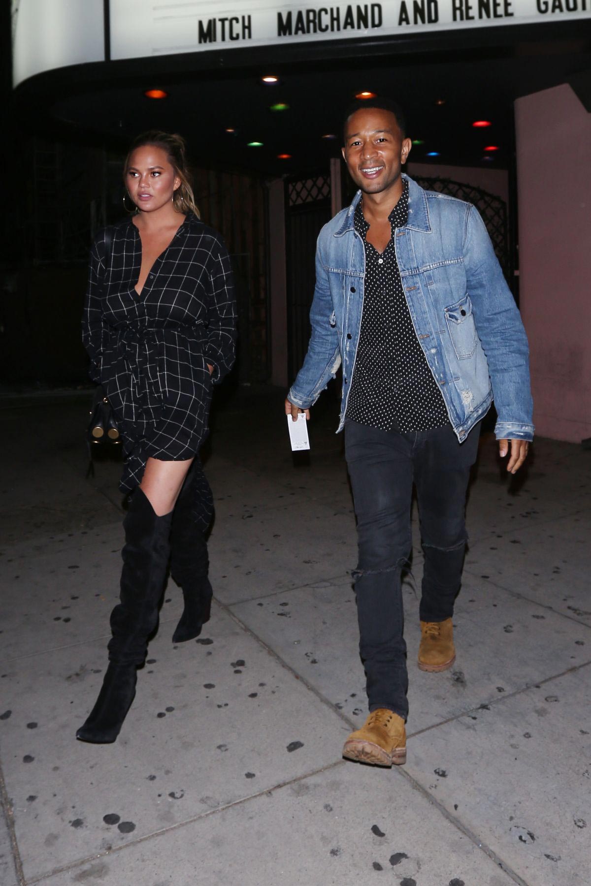 Chrissy Teigen at Quarters Korean BBQ in Los Angeles 2018/08/19