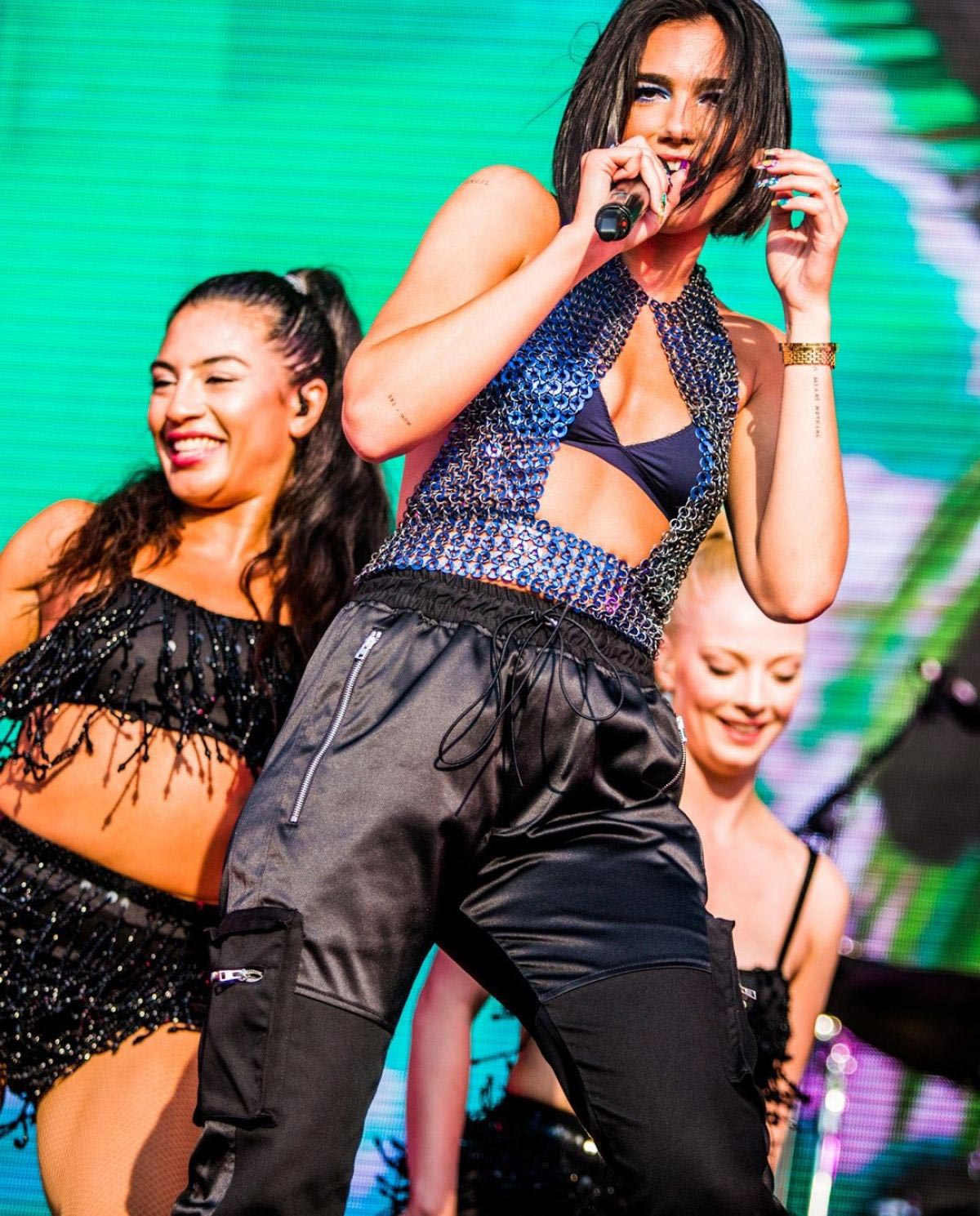 Dua Lipa Performs at a Festival in Belgium 2018/08/16