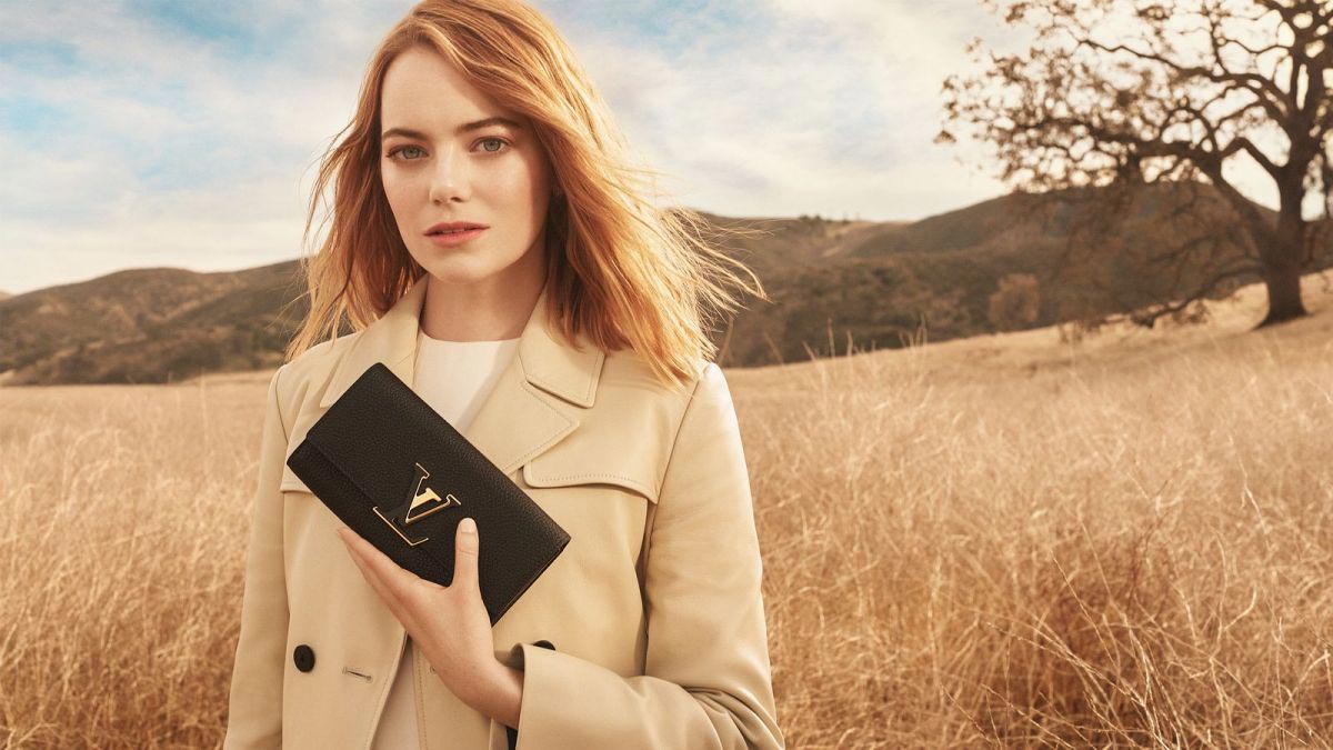 Emma Stone for Louis Vuitton Pre-fall 2018 Collection Photos