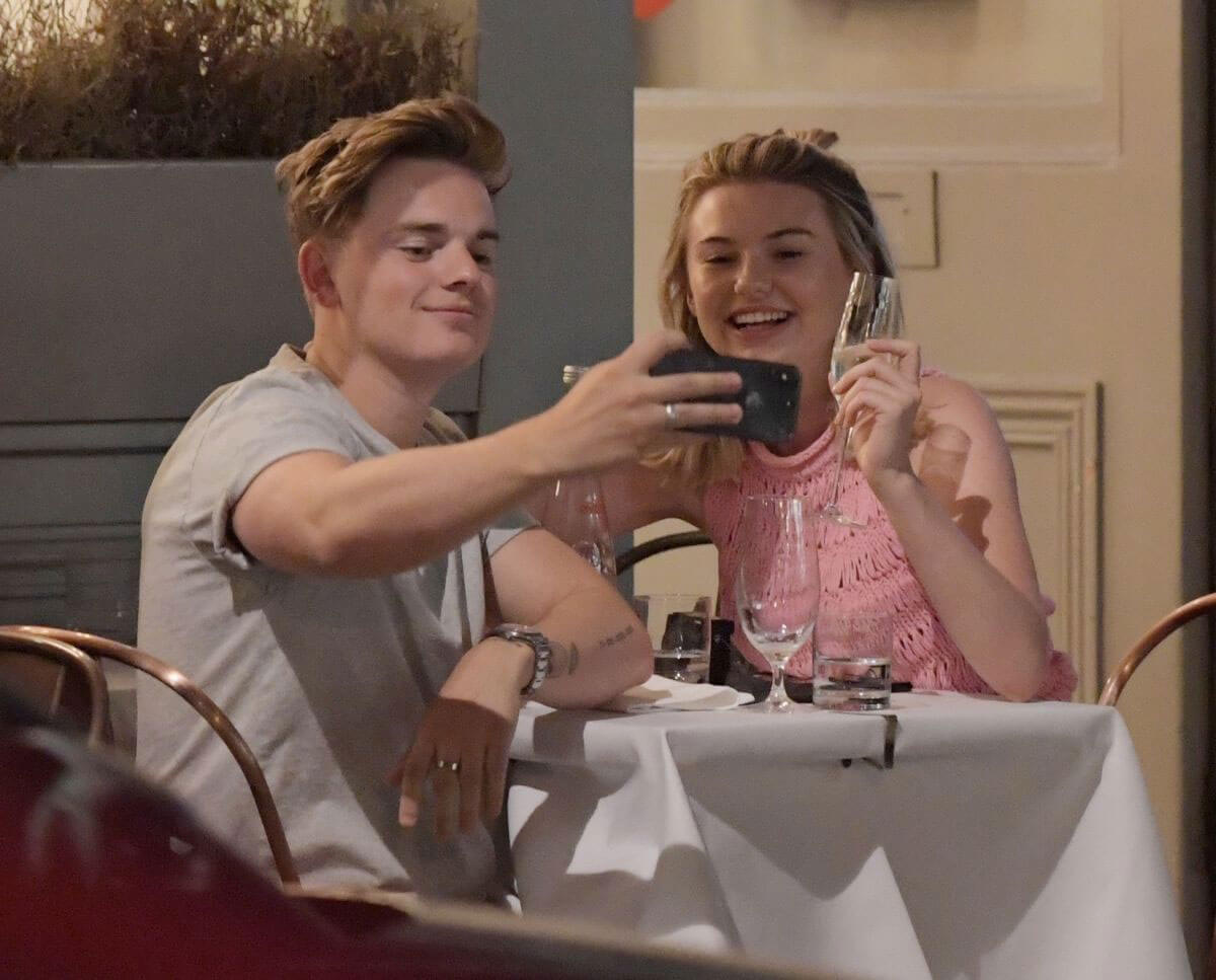 Georgia Toffolo and Jack Maynard Out for Dinner in London 2018/07/24