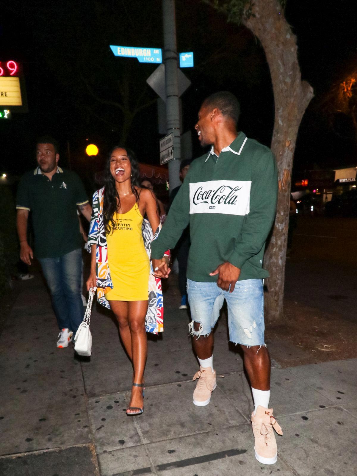 Karrueche Tran at Delilah in West Hollywood 2018/08/12