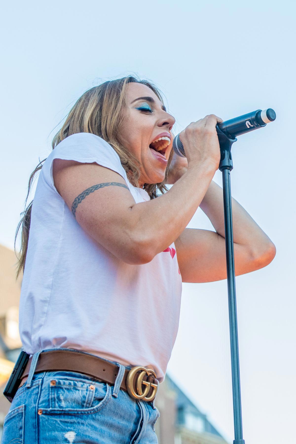 Melanie C Performs at at Gay Pride 2018 in Amsterdam 2018/08/05