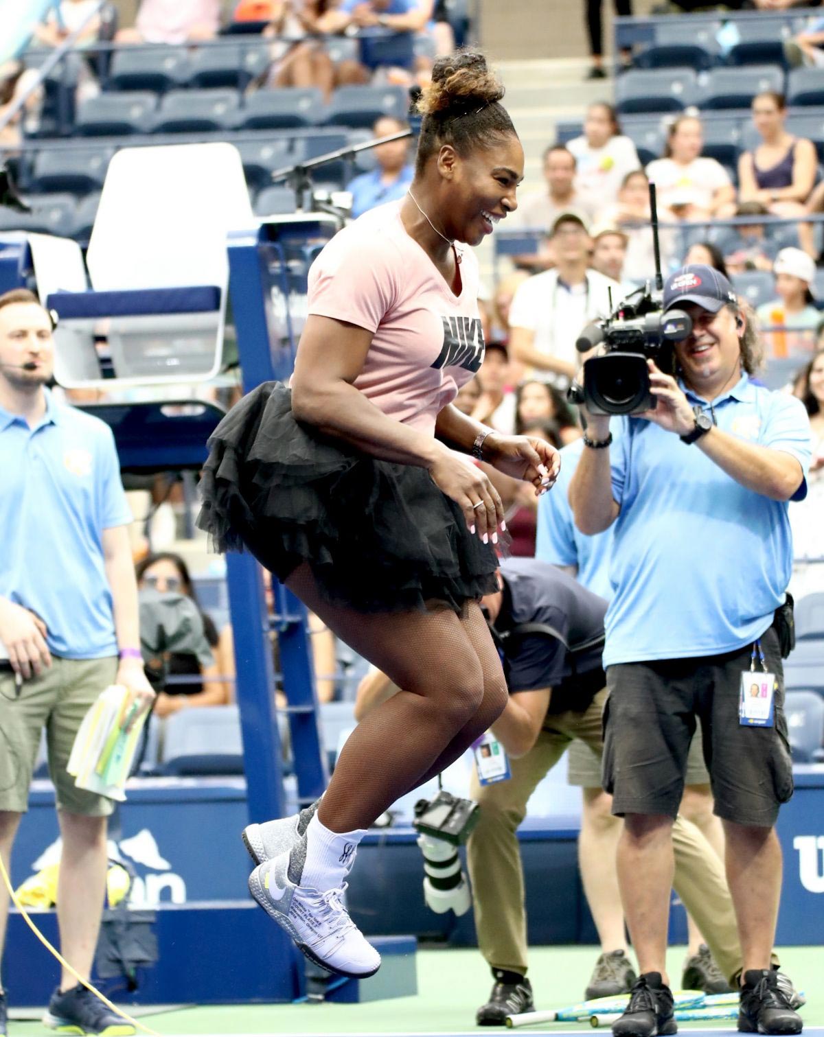 Serena Williams at Arthur Ashe Kids Day in New York 2018/08/25