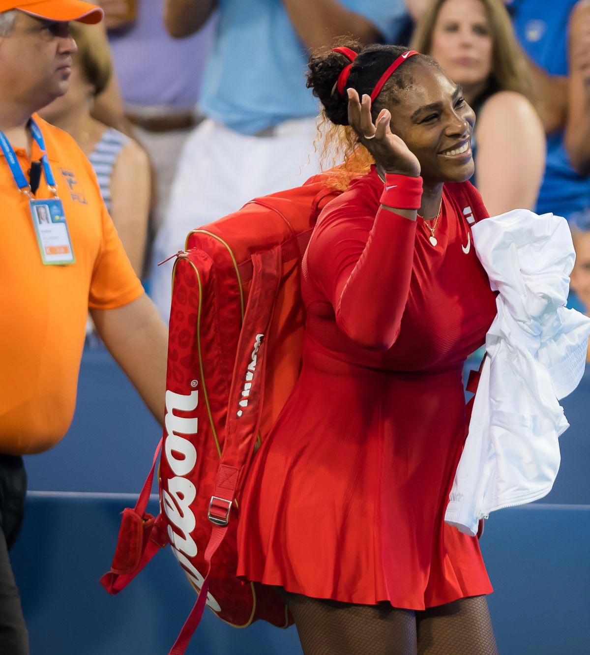 Serena Williams at Western and Southern Open at Lindner Family Tennis Center in Mason 2018/08/13