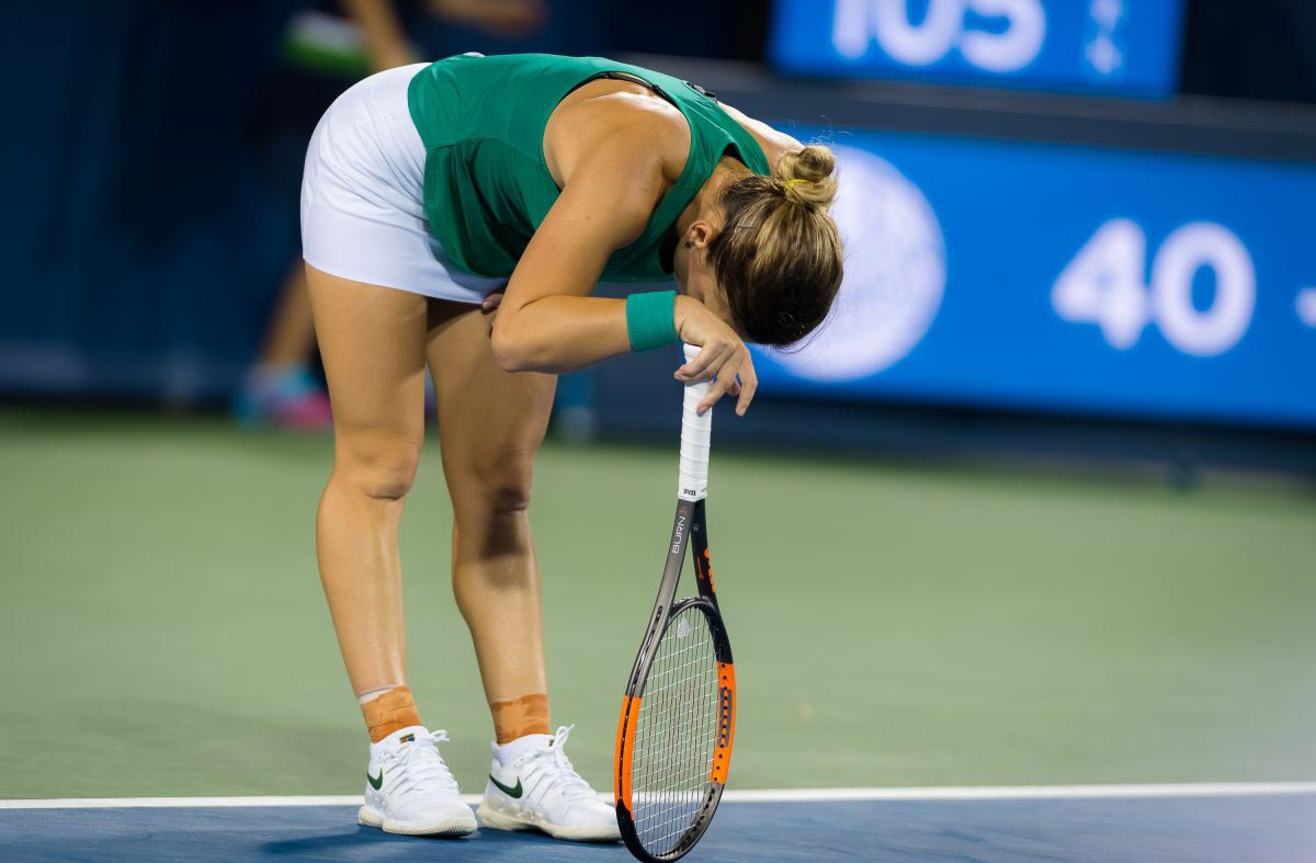 Simona Halep at Western and Southern Open at Lindner Family Tennis Center in Mason 2018/08/15