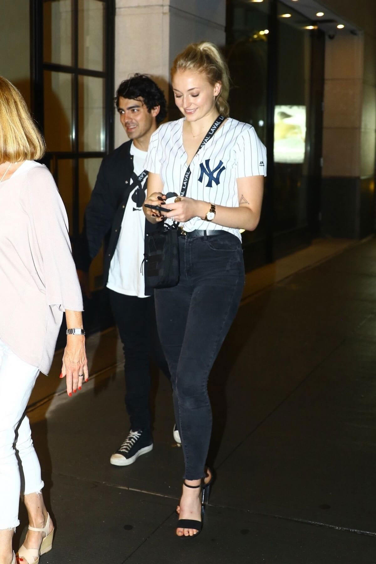 Sophie Turner and Joe Jonas at a Restaurant in Little Italy in New York 2018/07/26