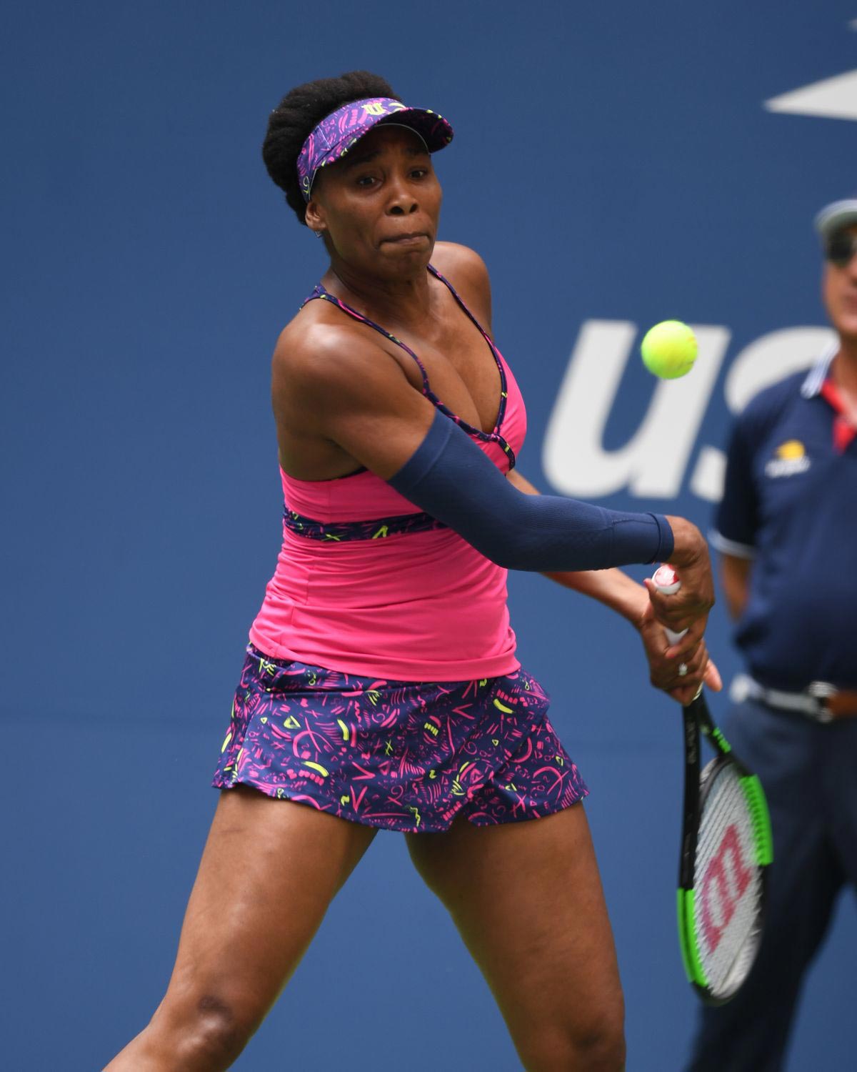 Venus Williams at 2018 US Open Tennis Tournament in New York 2018/08/27