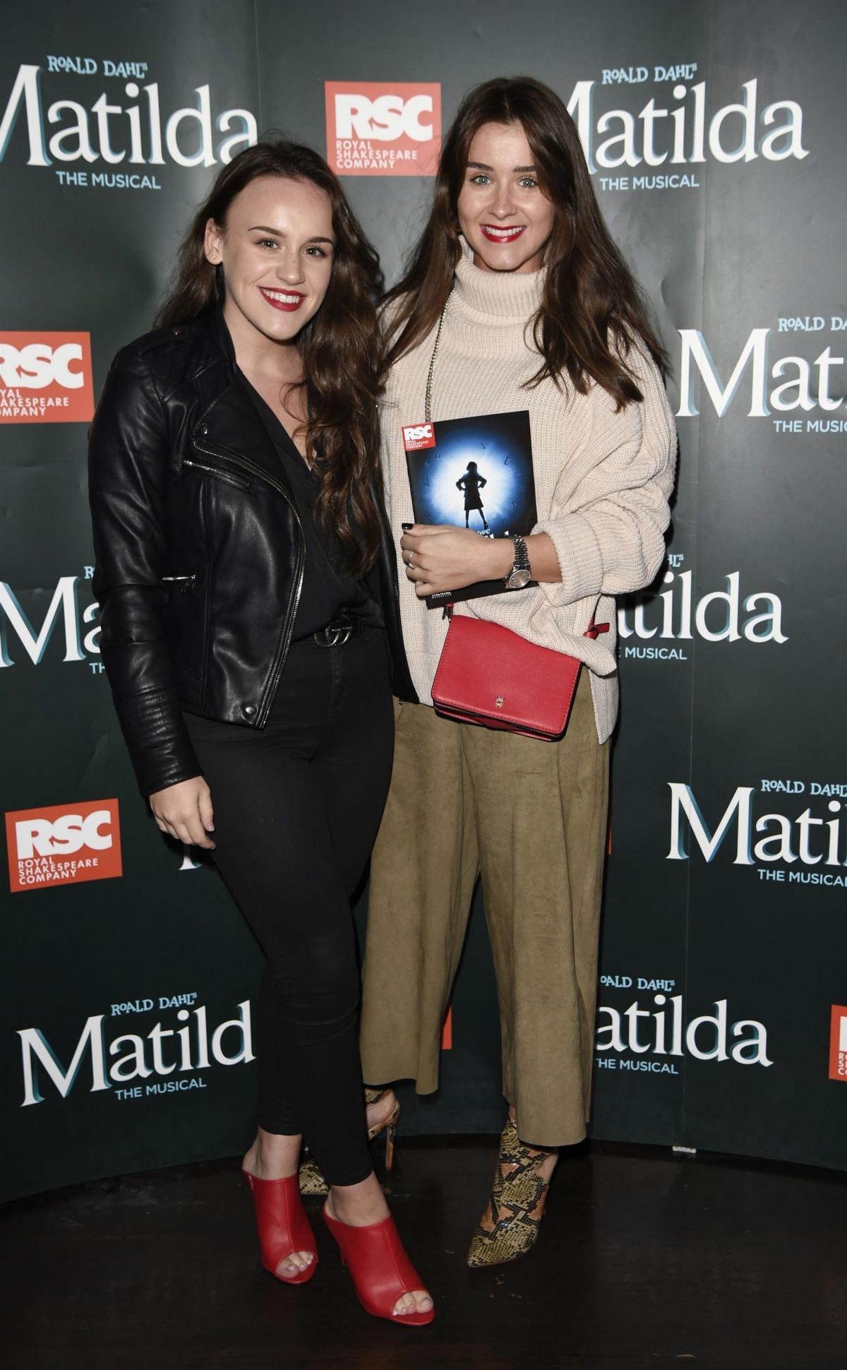 Brooke Vincent and Elle Leech at Matilda Press Night in Manchester 2018/09/20